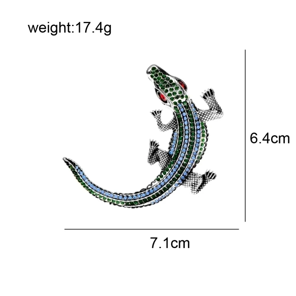 VQ Crocodile Brooch